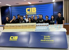 CIB ร่วม อย. ทลายเครือข่าย “ส่งออกทิพย์” ยึดยาเขียว-เหลืองกว่า 20 ล้านเม็ด มูลค่า 80 ล้านบาท