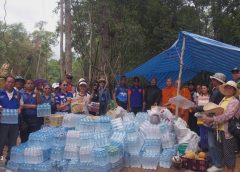 พลังศรัทธาหนุนแนวชายแดน! พระสงฆ์–ภาครัฐ- ประชาชนร่วมหนุนภารกิจชายแดน มอบน้ำดื่มและสิ่งของ สร้างถนนเลียบชายแดนไทย–กัมพูชา เสริมความมั่นคงชาติ